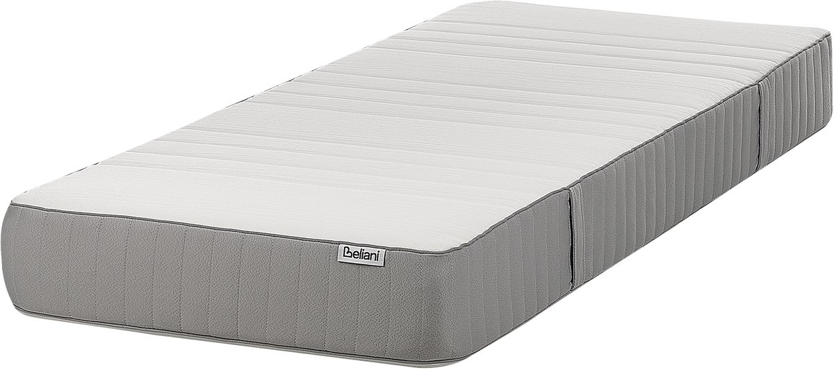 Beliani FANTASY - Latexmatras stevig - Wit - 80 x 200 cm - Polyester
