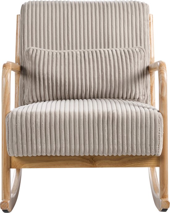 Chaise De Bureau Idimex Velours Côtelé, Dimensions 90x61x54 Cm, Neuve