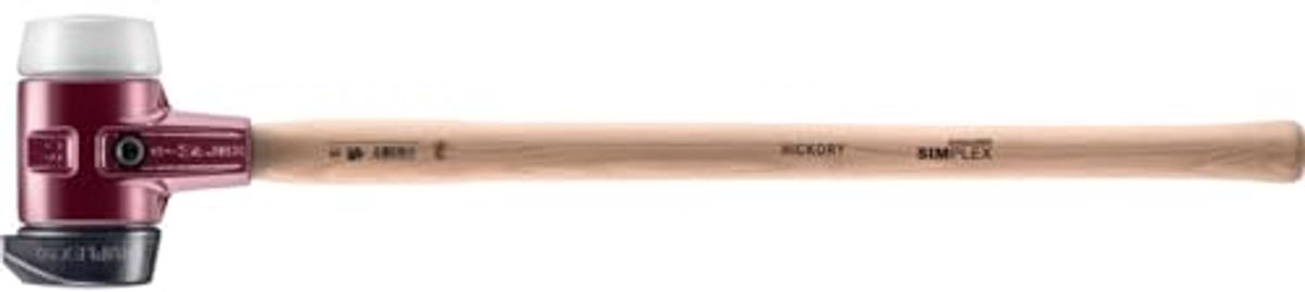 Rubberen Voorhamer met Gietijzeren Behuizing en Hickorysteel | D=80 mm
