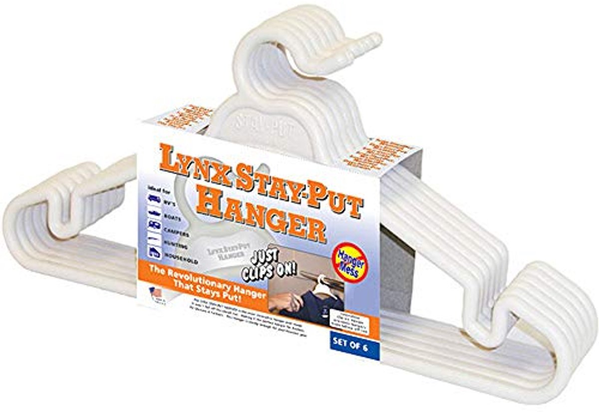 Stay-Put Kledinghangers 1200W - Set van 6