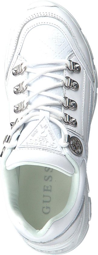 Guess Dames Sneakers Sike3 - Wit - Maat 38 | Bestel nu!