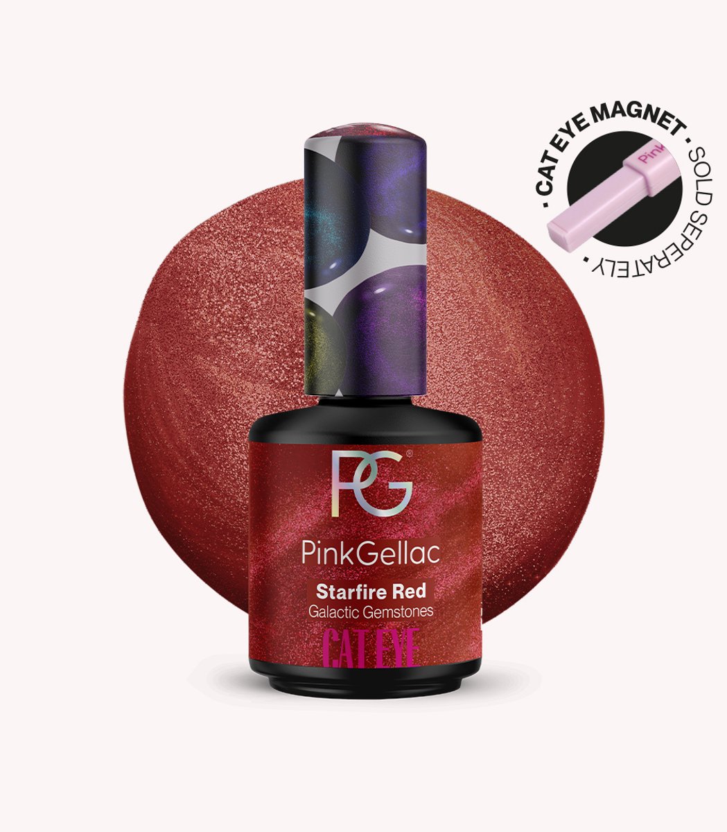 Pink Gellac - Cat Eye Starfire Red _ Gel Nagellak - Effect Gellak - 15ml