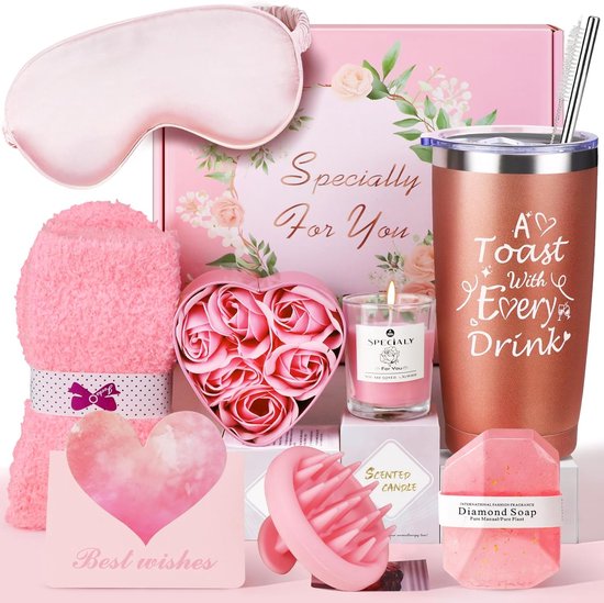 Verwenpakket voor Vrouwen - Luxe Spa Cadeauset voor Verjaardag, Moederdag, en Valentijnsdag
