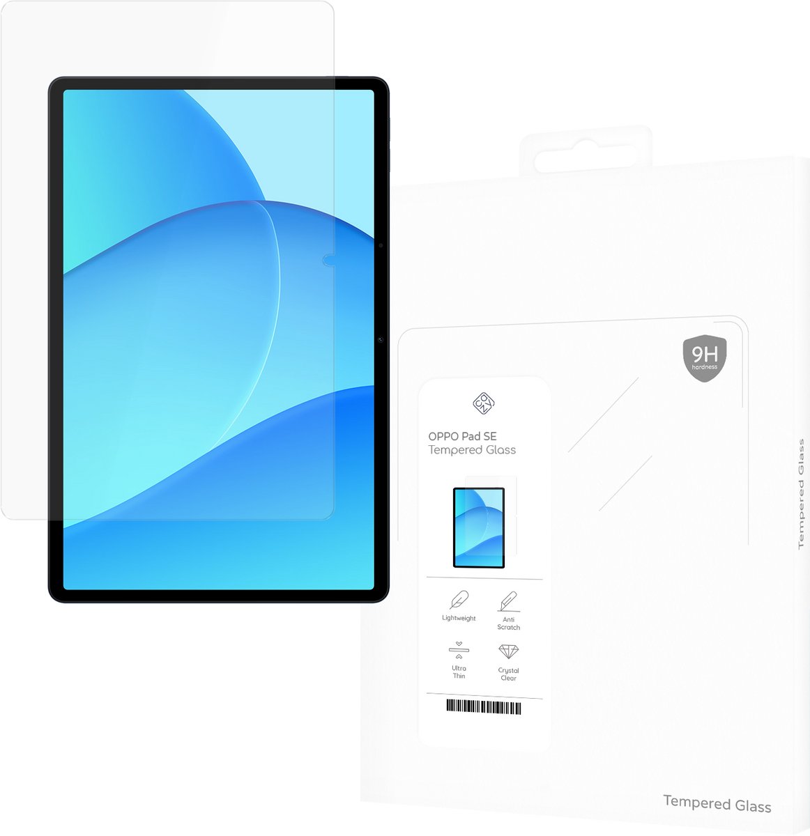 Cazy screenprotector geschikt voor Oppo Pad SE - Screenprotector Tablet Glas