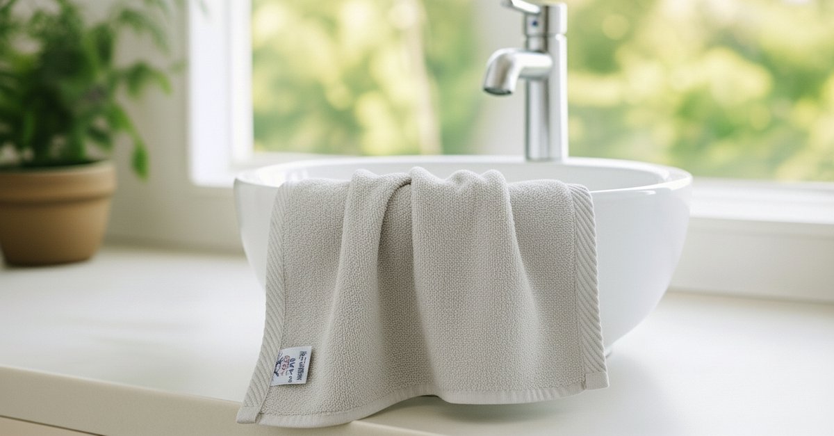 Nile Textile Luxe Gastendoekje - 30x30 - Zilver - 600GSM - Egyptisch Katoen