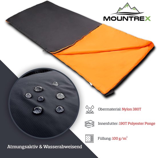Ultralichte en Compacte Zomerslaapzak (730g) voor Outdoor Kamperen Reizen Festivals (200 x 75 cm) - Koppelbaar van COVACURE — afbeelding 4