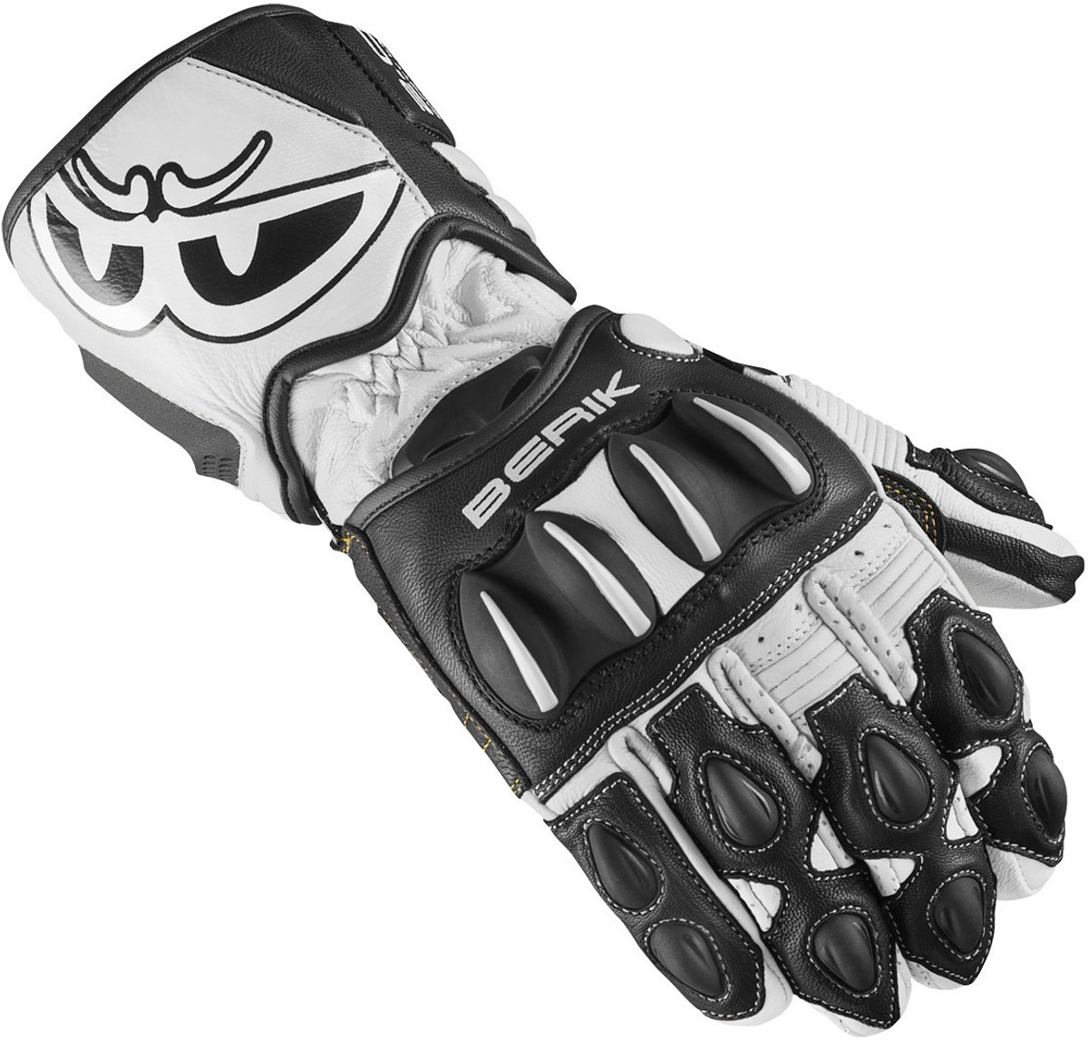 Berik Thunar Evo Wit Zwart Handschoenen - Handschoen