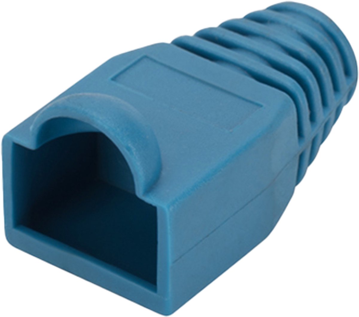 Netwerkplug huls voor RJ45 connectoren - kabel tot ⌀6mm - Blauw - 10 stuks