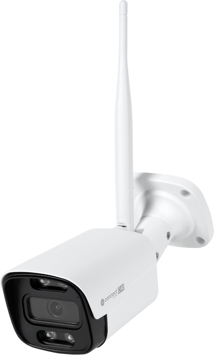 Krüger&Matz Beveiligingscamera - WiFi - Camerabewaking Buiten - 5 Megapixel - C40 - Wit