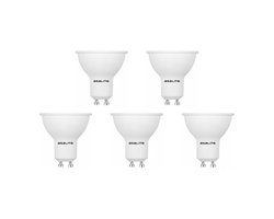 Asalite LED Lamp Spot GU10 Fitting - 3W = 25W - 260 Lumen - 4000K Neutraal Wit Licht - Niet Dimbaar - 220-240V - Ø50mm - GU10 LED Spotlamp - 5 stuks