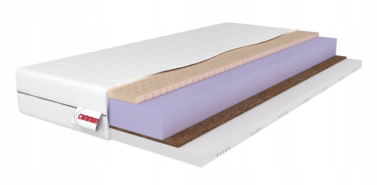 Matras Otis 90x200 cm H3/H4 - Kokos, Latex, 7 Zones, Orthopedisch, 19 cm