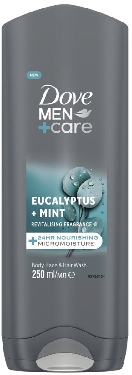 Dove Men+Care Douchegel - Eucalyptus & Mint - 250 ml - 1 stuk