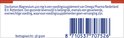 Barcode en netto gewicht van Davitamon Magnesium 400 mg.