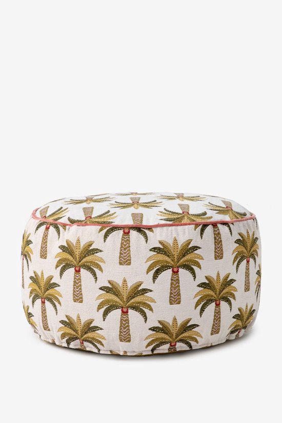 Sissy-Boy - Multicolour poef met palmboom