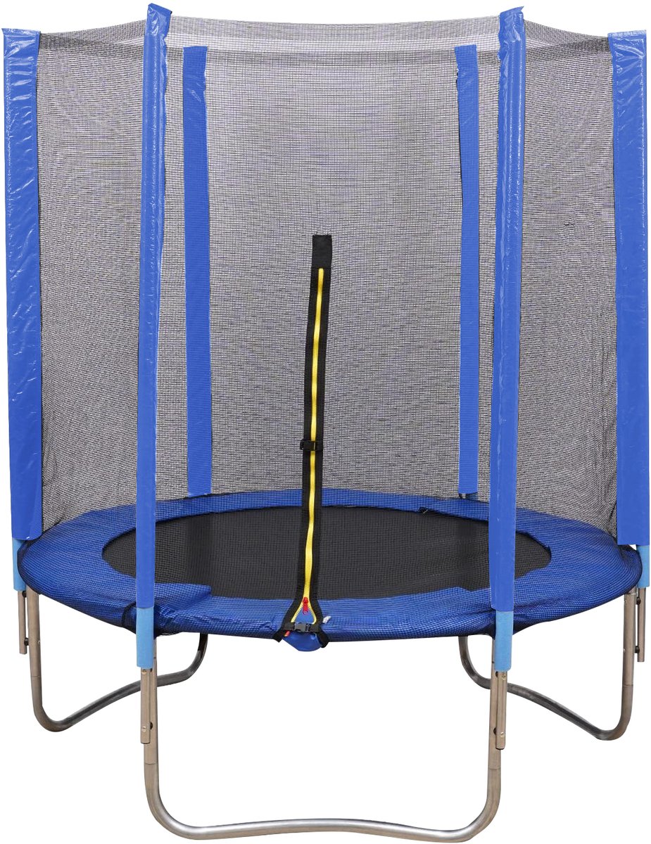 PIPIPOXER- Trampoline Tuintrampoline Veiligheidsnet Diameter: 1,5 m Maximaal gewicht: 120 kg Blauw