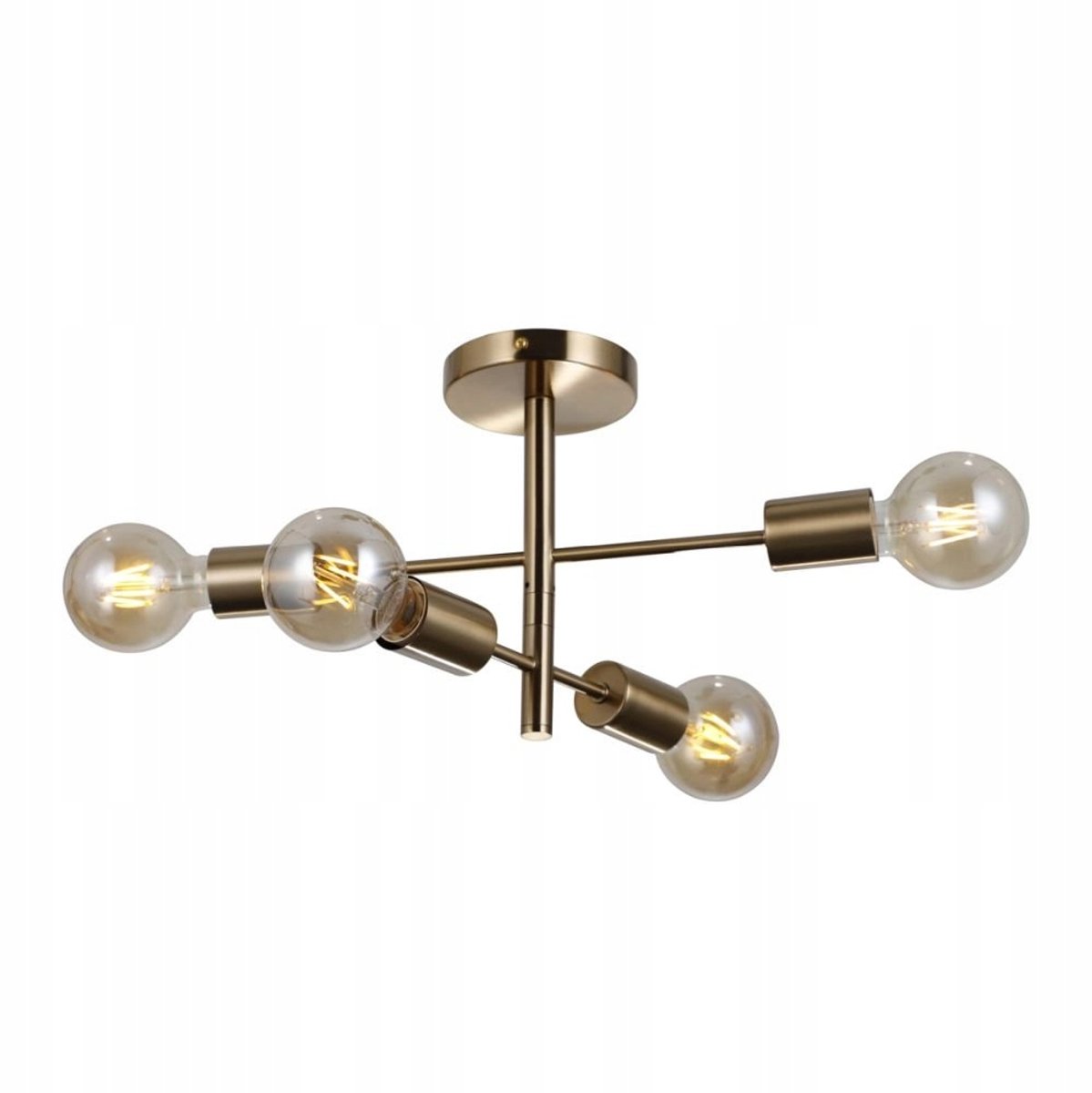 Italux PIANSI PND-4025-4-HBR Plafondlamp Messing 4x E27