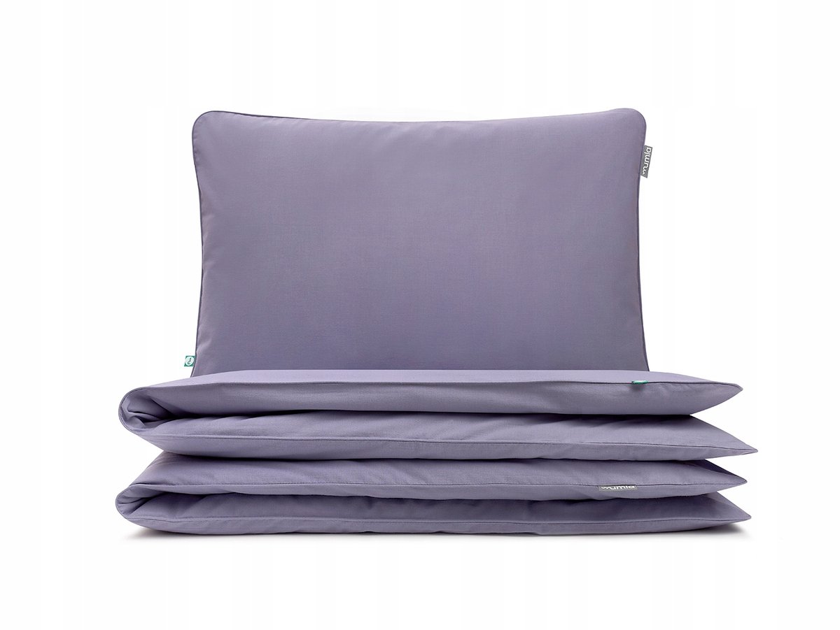 Mumlala Basic Linnen Beddengoed Set - 100x135 cm + 60x40 cm - Lila