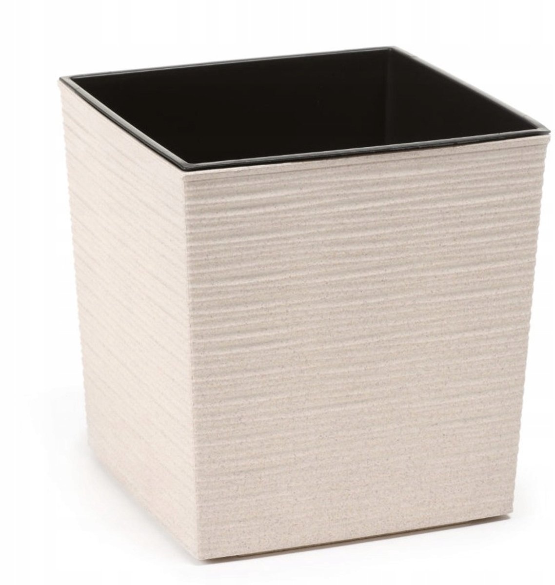 Lamela Juka Pot Eco Hout Wit 30x29,5 cm - Stijlvolle Plantenbak