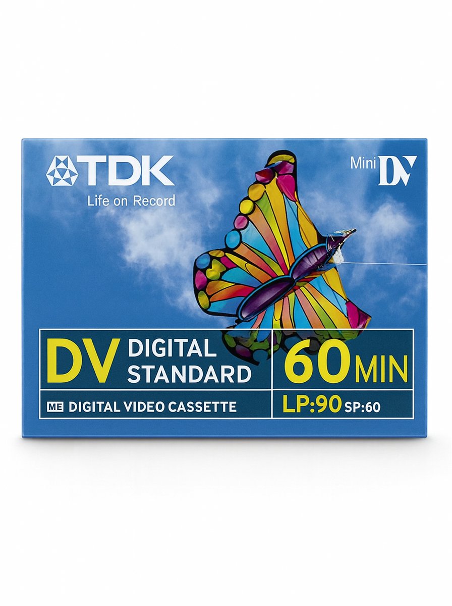 TDK - Mini DV Cassette - 60 Min - LP 90 Min