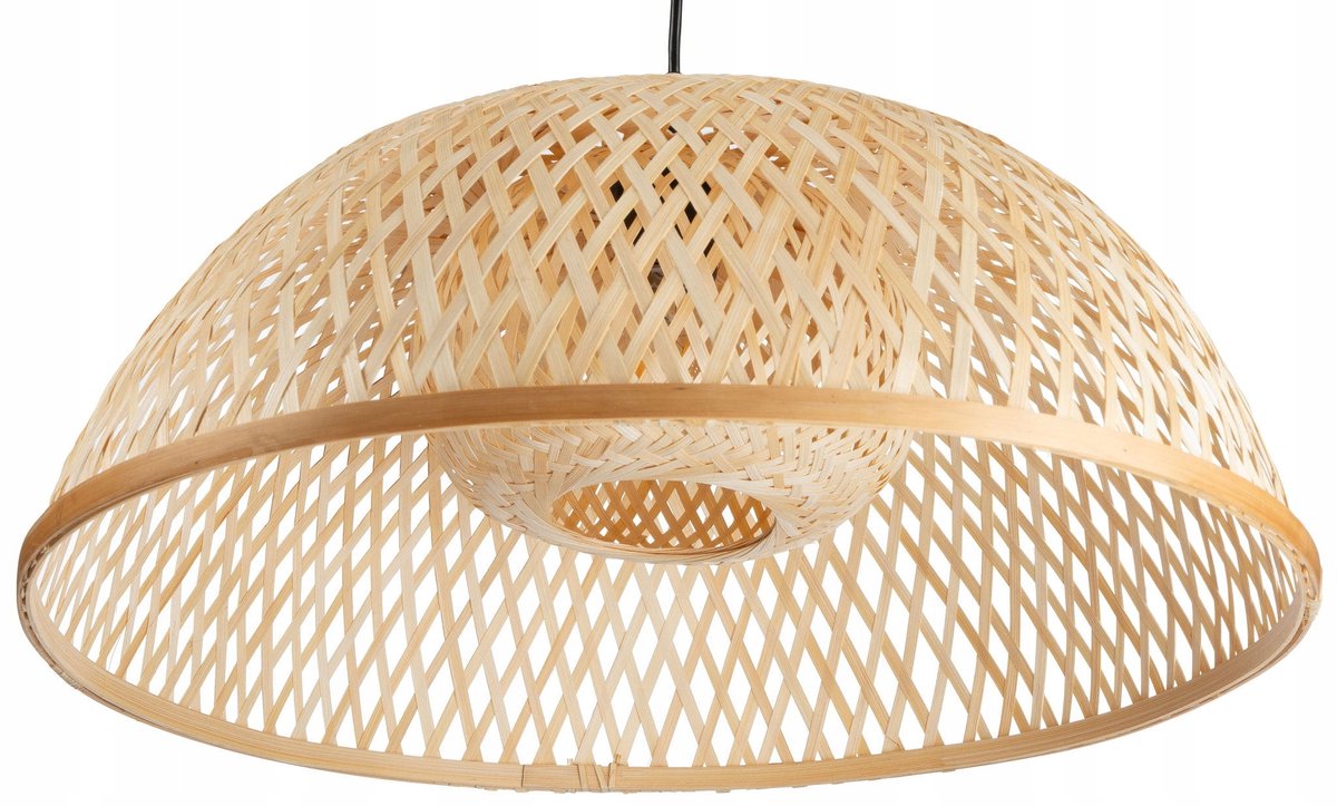 Bari Bamboe Hanglamp Boho Dubbel 97cm - Natuurlijk & Sfeervol