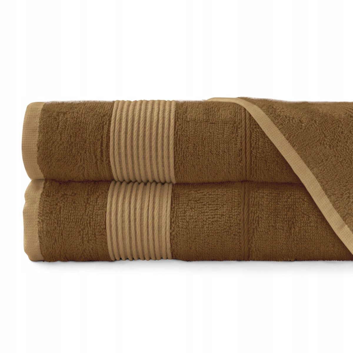 DARYMEX Moreno Bamboe Handdoek 70x140cm Lichtbruin 500 g/m²