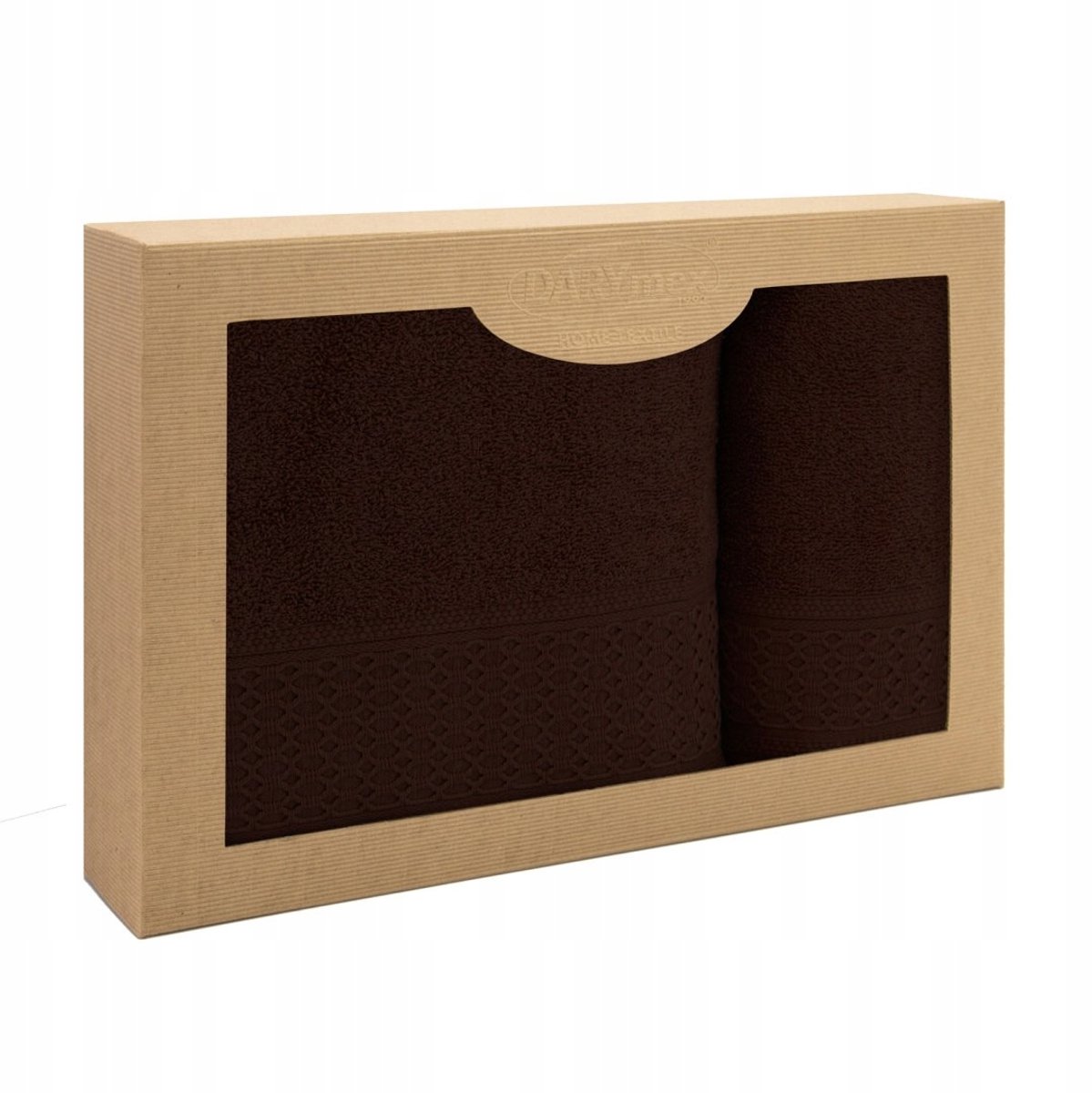 Solano Katoenen Handdoekset Donkerbruin 50x90+70x140 cm