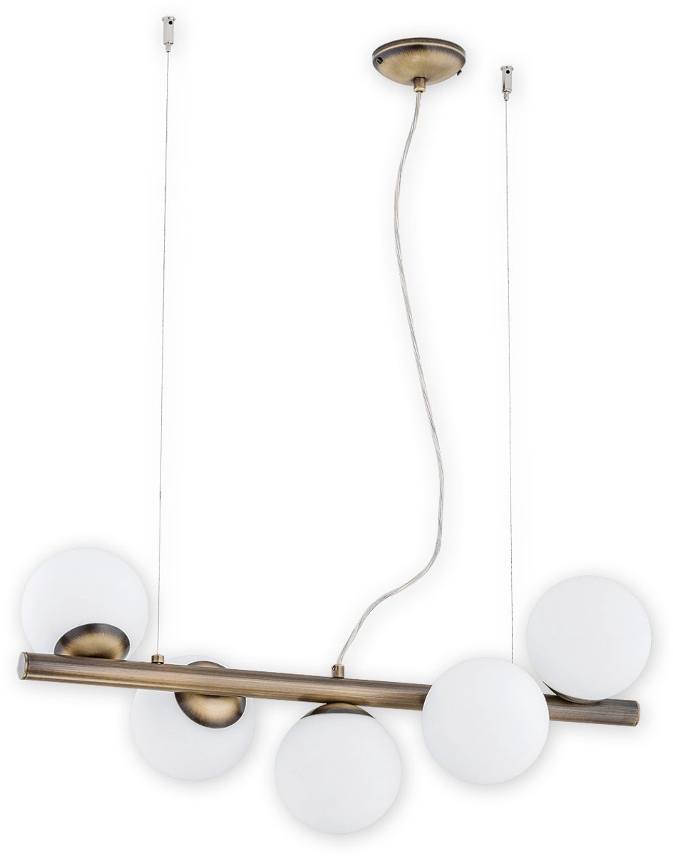 Lemir Osso Patina LED Plafondlamp 5-lichts E14 Modern