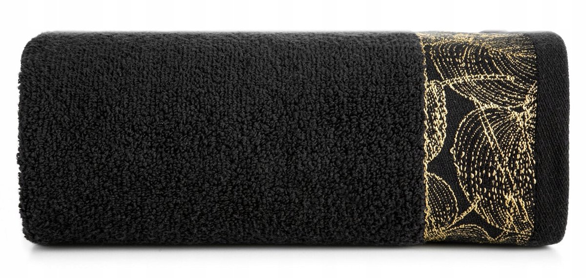 Luxe Zwarte Badhanddoek Agis 70x140 cm - 100% Katoen