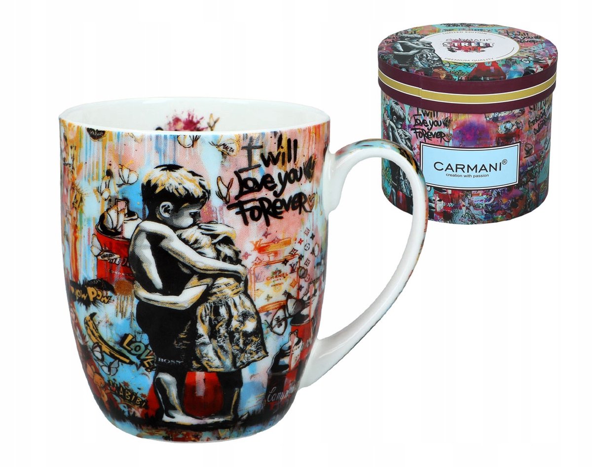 Camio Mok - Graffiti (Carmani) in decoratieve doos - Perfect Cadeau