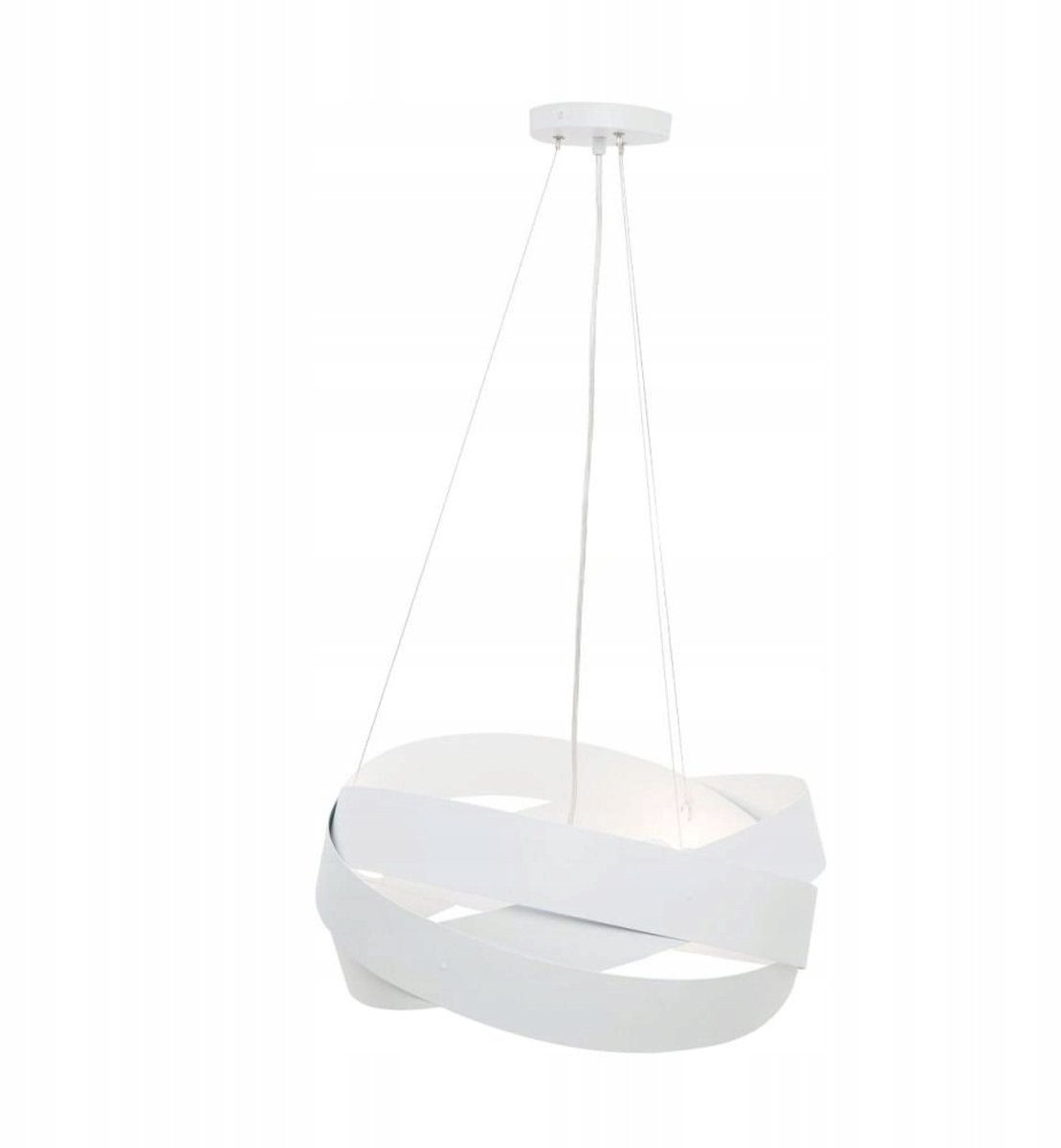 Moderne Witte Hanglamp TORNADO - Metalen Ring Design