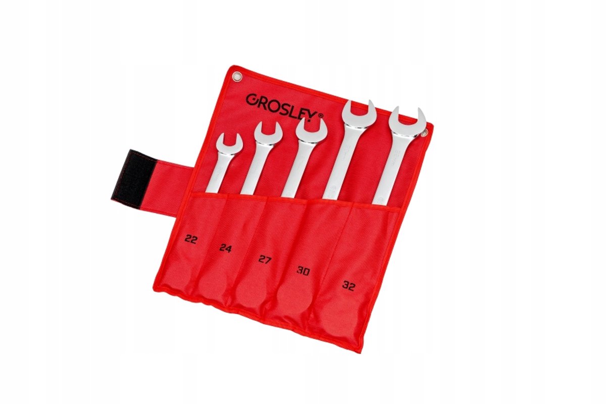 5x Ringsleutel met Ratel 22-32mm CrV Staal - Set