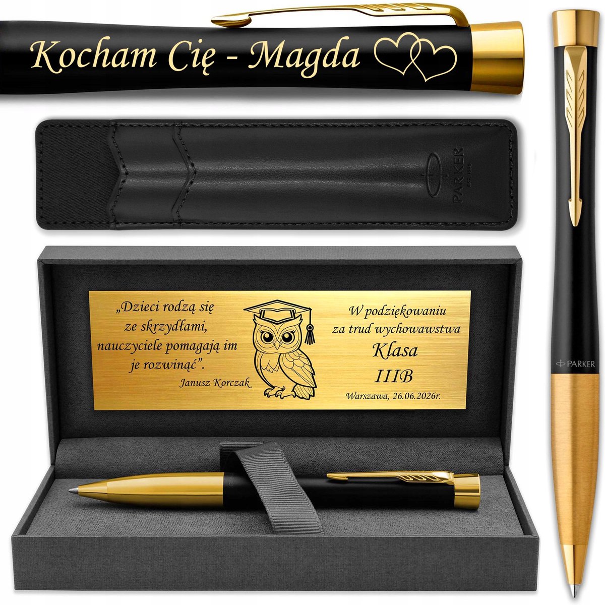 Parker Urban GT Verguld-pen met gravure en luxe etui - perfect cadeau