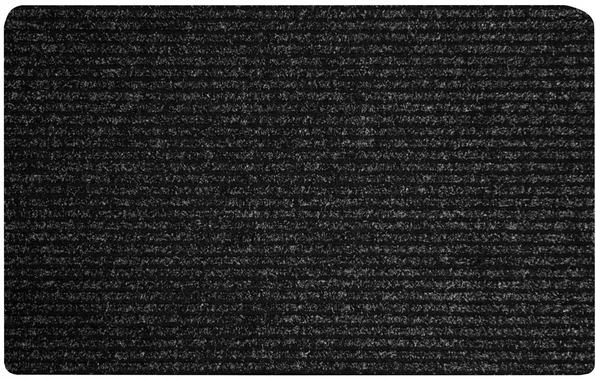 Merkloos Merkloze Deurmat 50x80 cm - Gestreept, Rubberen Onderkant