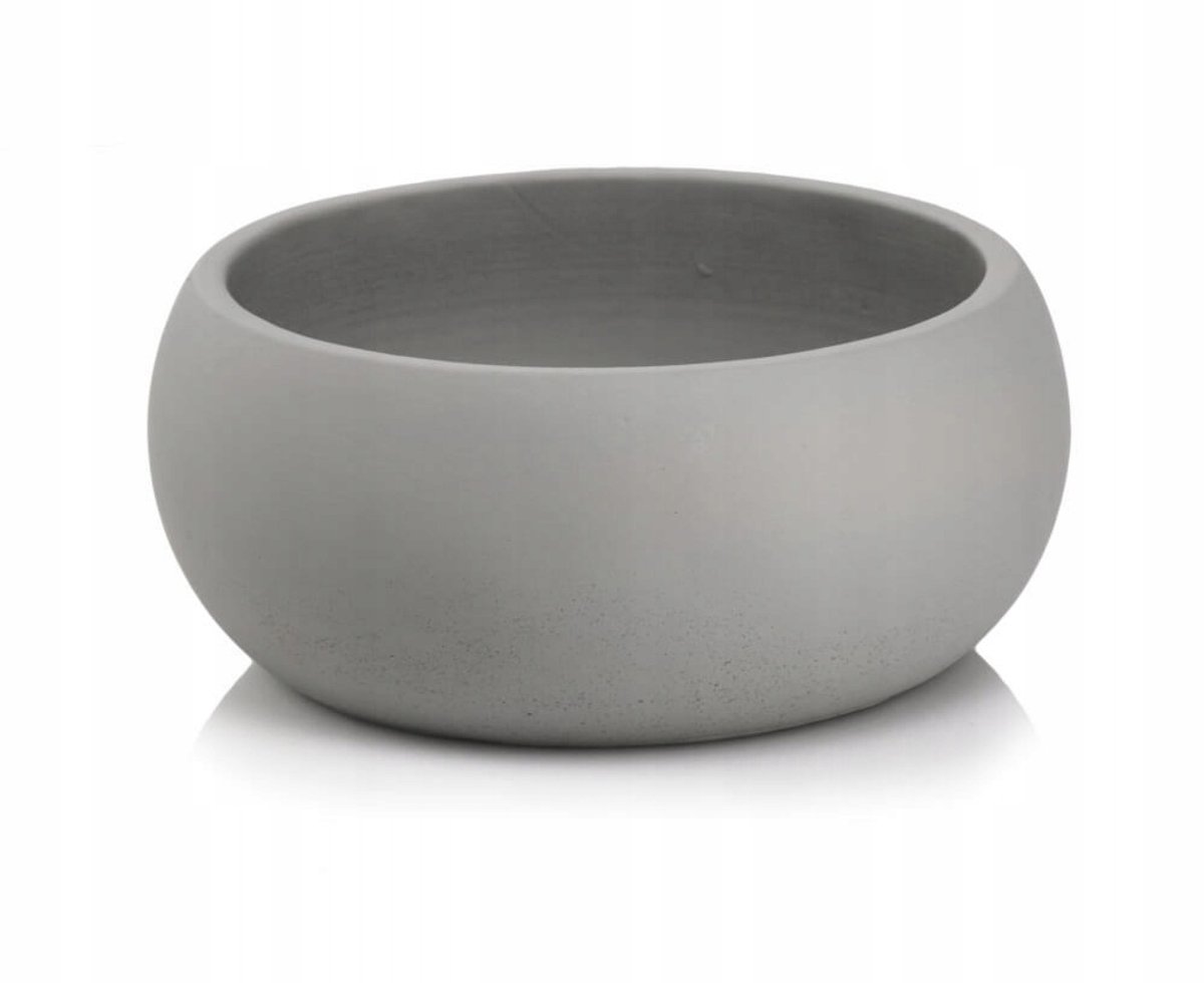 Grijze Keramiek Plantenpot 23 cm - Stijlvol & Modern