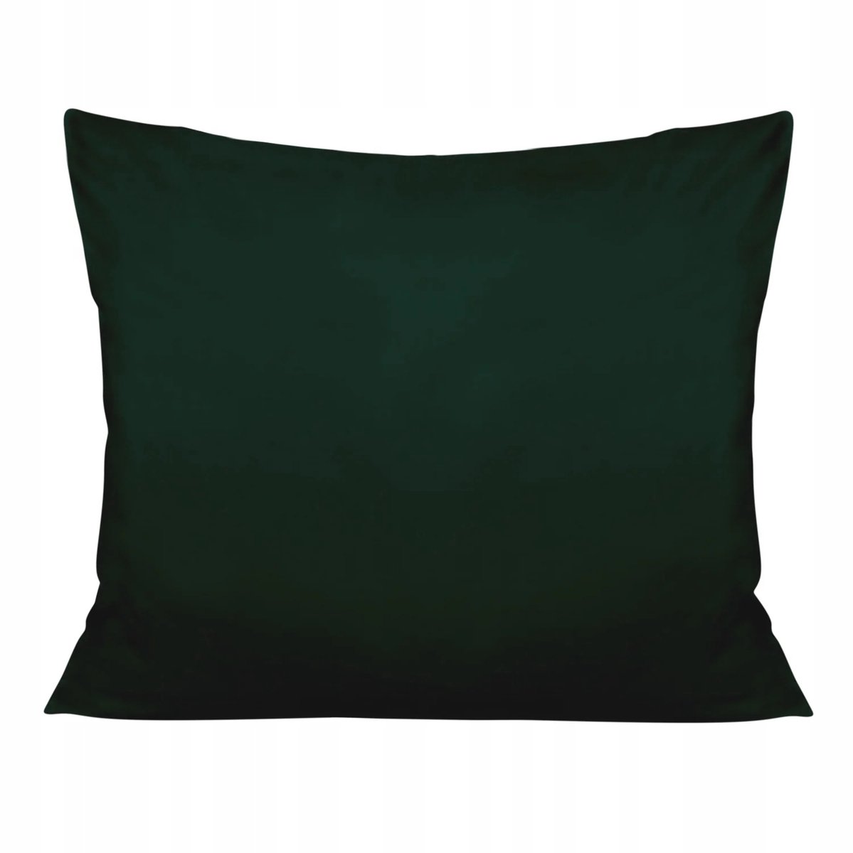 Katoenen satijnen kussenlus 50x60 cm - Flesgroen