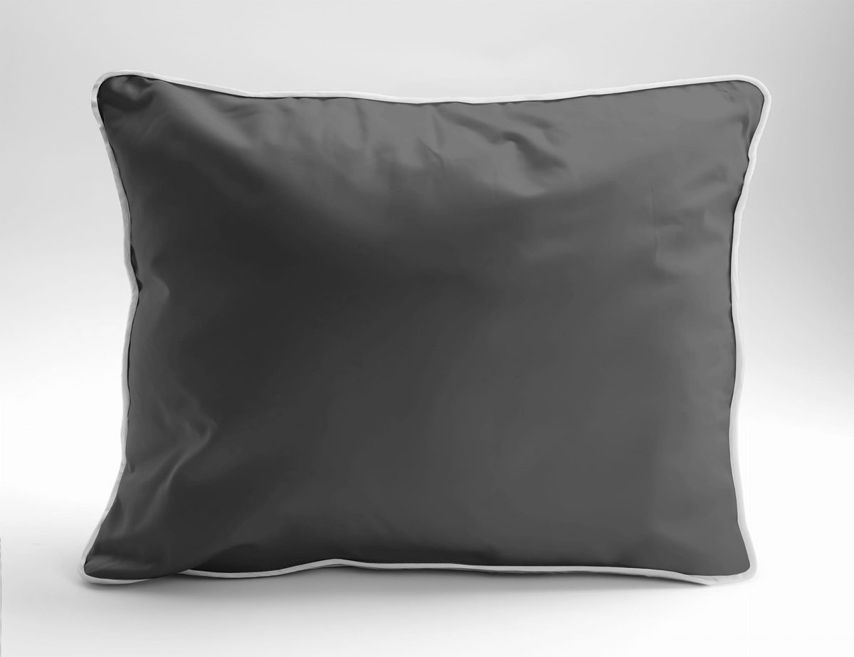 Pure Makosatyn Kussensloop Katoen 50x60cm - Premium Grijs