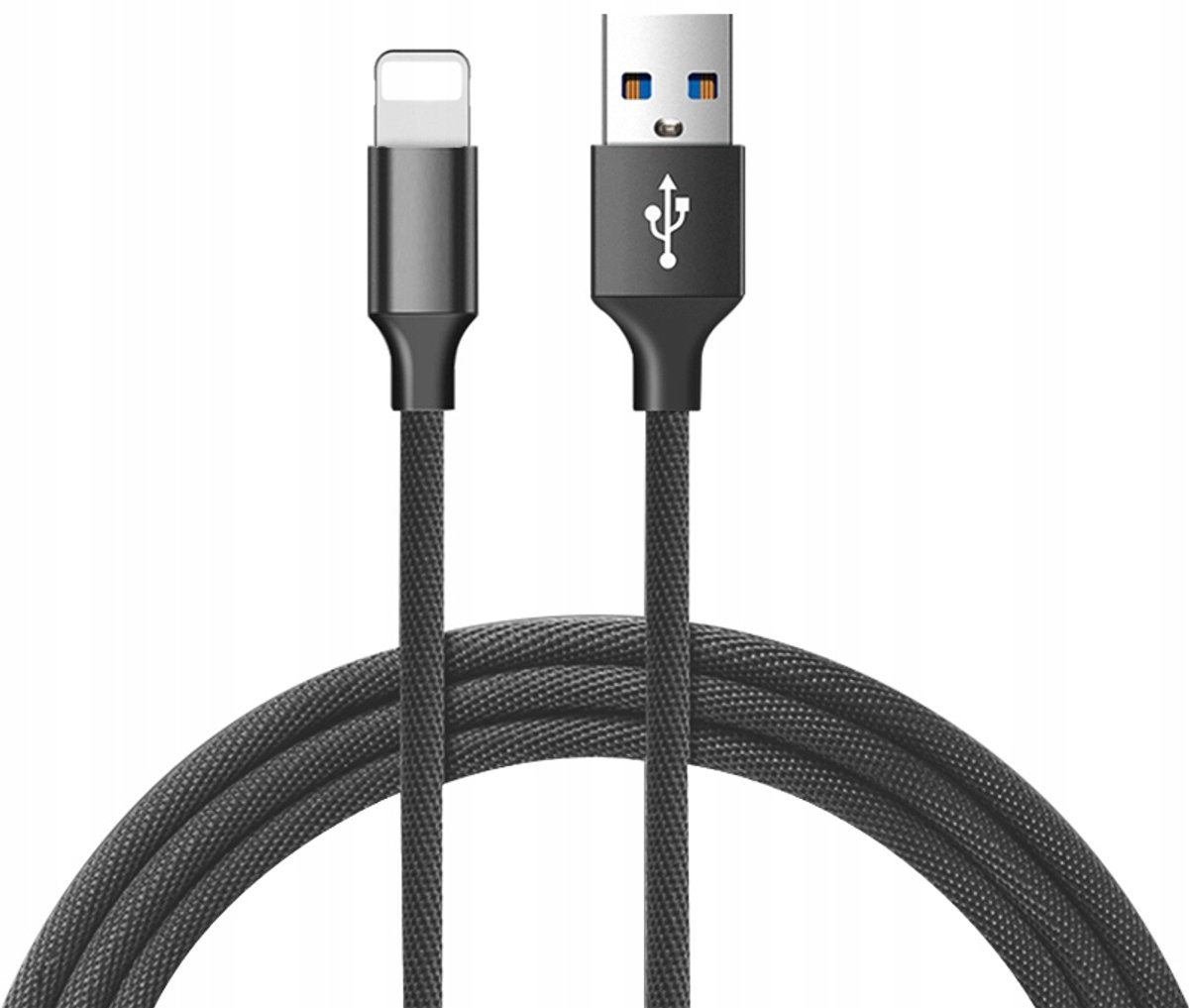 Vayox Nylon Lightning-kabel - Snelladen Quick Charge 3.0 (1,5m)