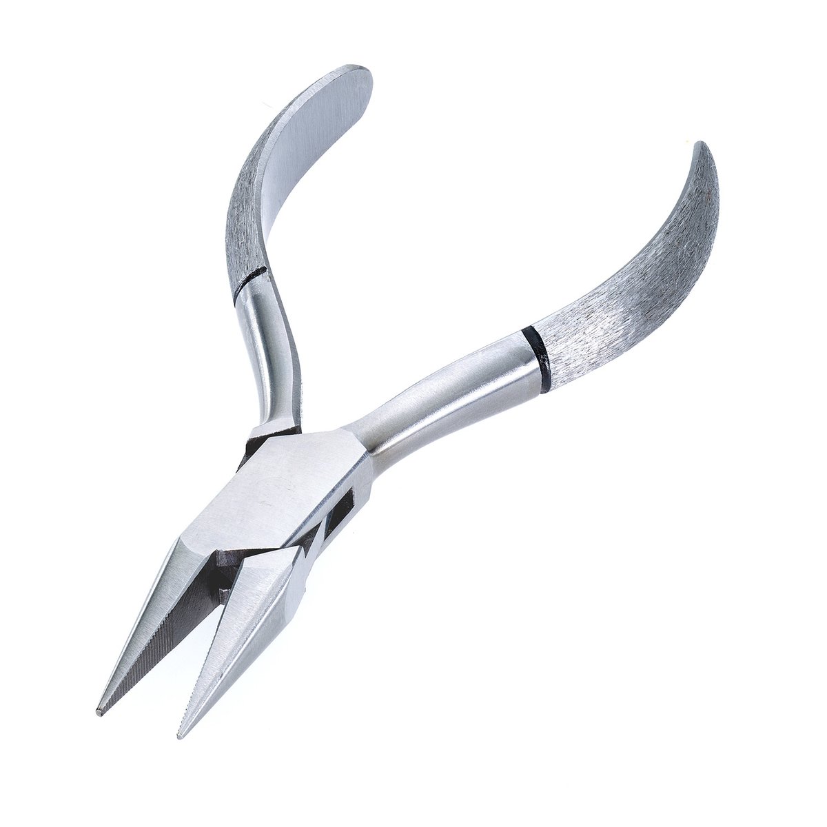 Super-Grip platbektang, met sterke, in de lengte gekartelde handgrepen, met vertanding, gepolijst, 135 mm