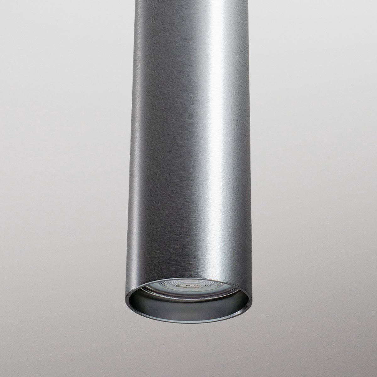 Canopus fero l by LUSENZ - Cilindervormige opbouwspot in geborsteld gunmetal grijs