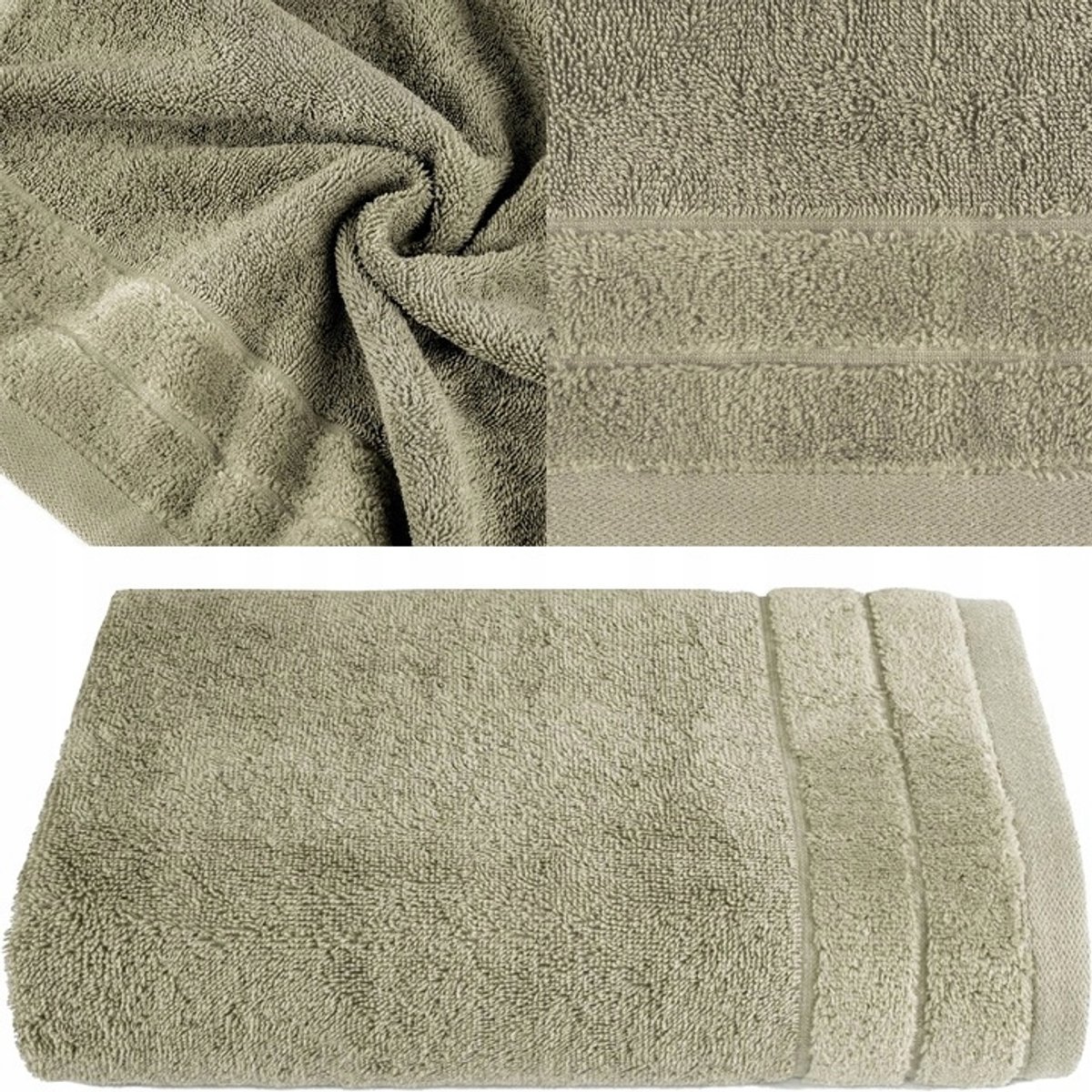 Luxe Katoenen Badhanddoek 70x140cm - Zacht & Absorberend - Lichtbruin