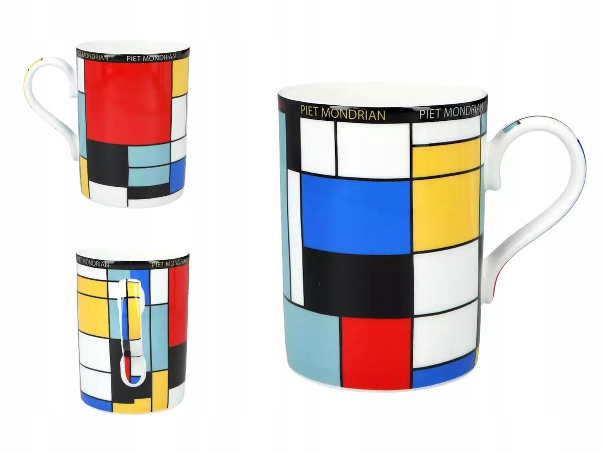 Porseleinen Mok - Piet Mondriaan, Compositie A