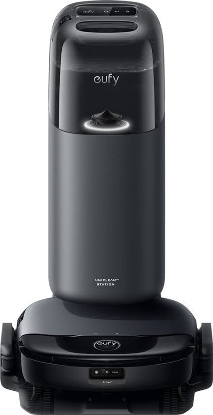 eufy Clean S1 HydroJet Robot Stofzuiger met Moppfunctie - All-in-one Station - Revolutionair Reinigingssysteem - Altijd Schone Mop - Auto Lift Mop - Slimme Obstakeldetectie - Voor Huisdierharen.