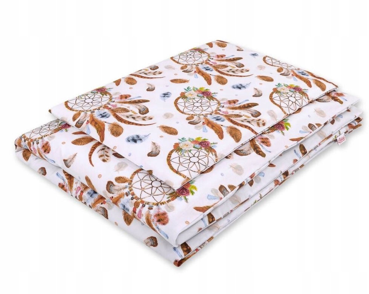 Babynestje 2-delig Katoen 120x90 cm - Dromenvangers Wit
