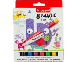 Bruynzeel Kids Magic viltstiften set 8