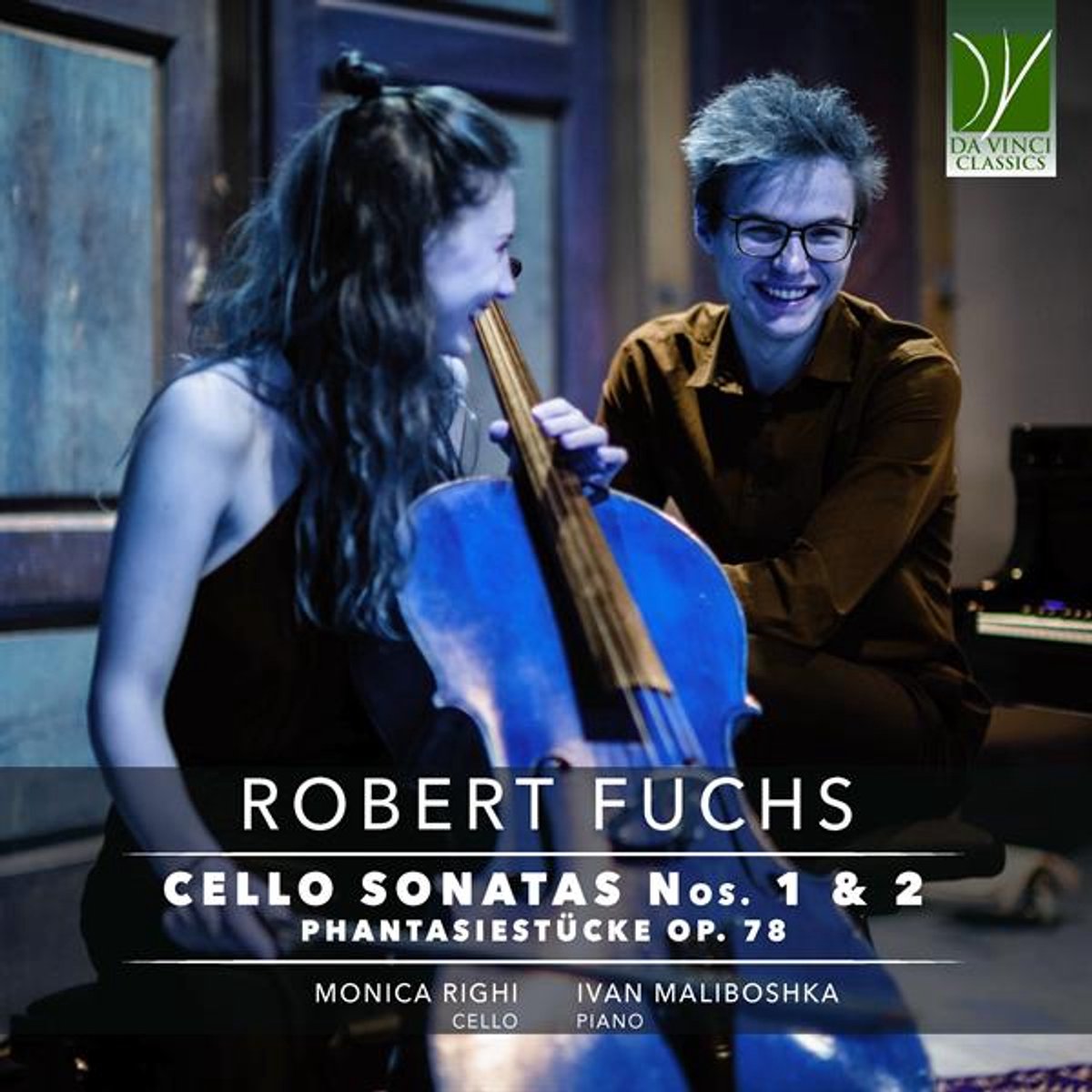 Righi, Monica & Ivan Maliboshka - Robert Fuchs: Cello Sonatas Nos. 1 & 2/Phantasiestücke Op. 78 (CD)
