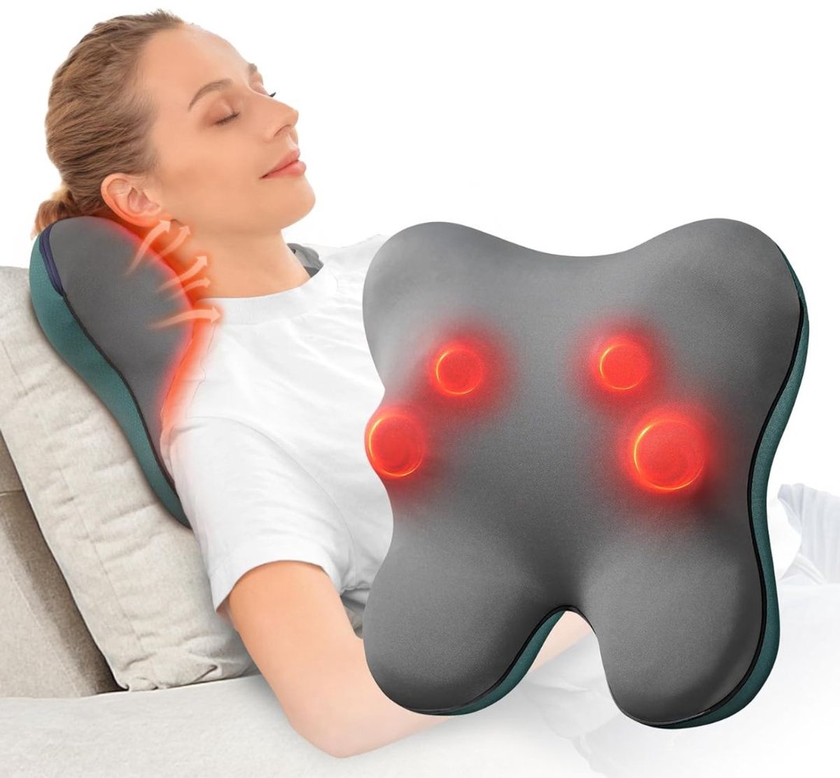 White-Label® Nekmassage Apparaat - Massagekussen - Massage Apparaat
