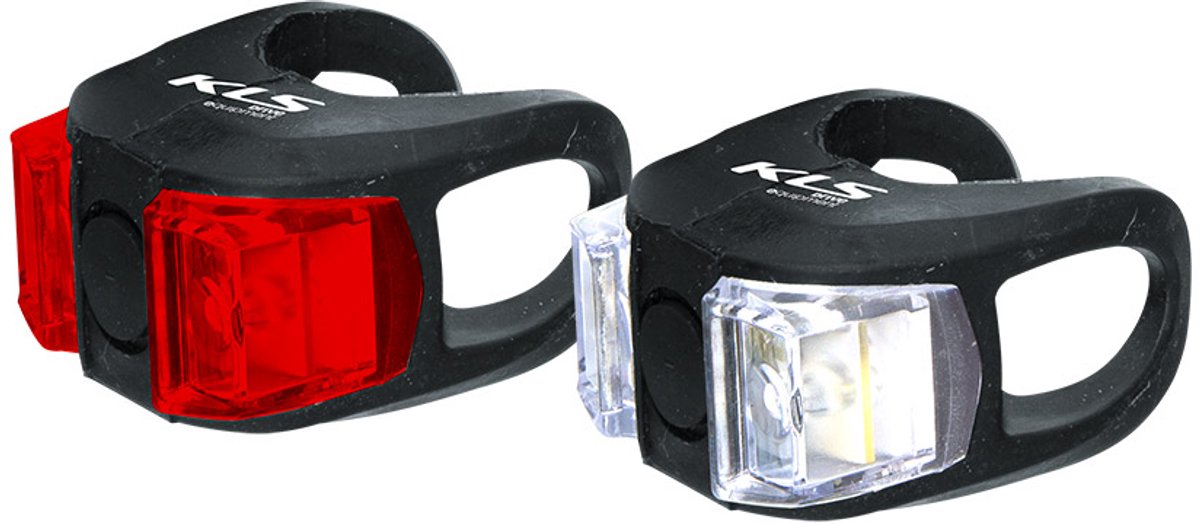 Kellys Twins LED Fietsverlichting Set Zwart