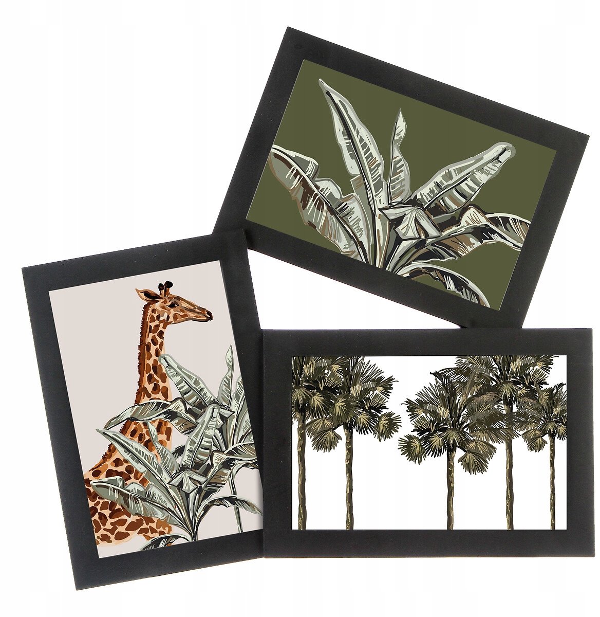 Atmosphera Créateur d'intérieur® Moderne Zwarte Fotolijst voor 3 Foto's 10x15 cm