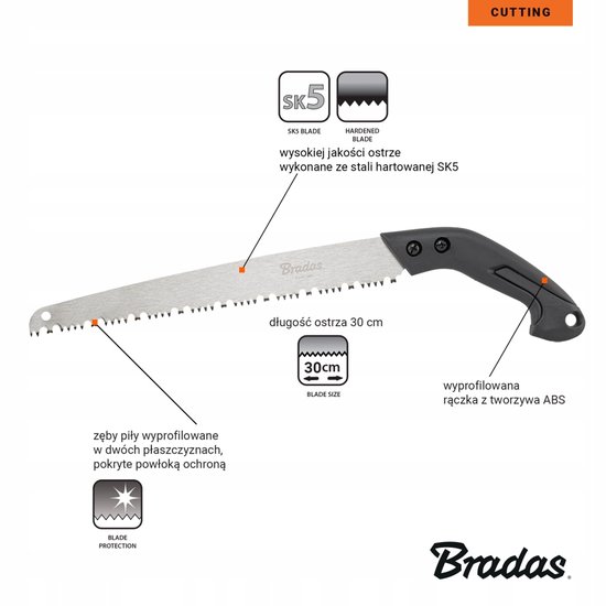 Bradas Takkenzaag - Snoeizaag 325 mm zaagblad van Bradas — afbeelding 3