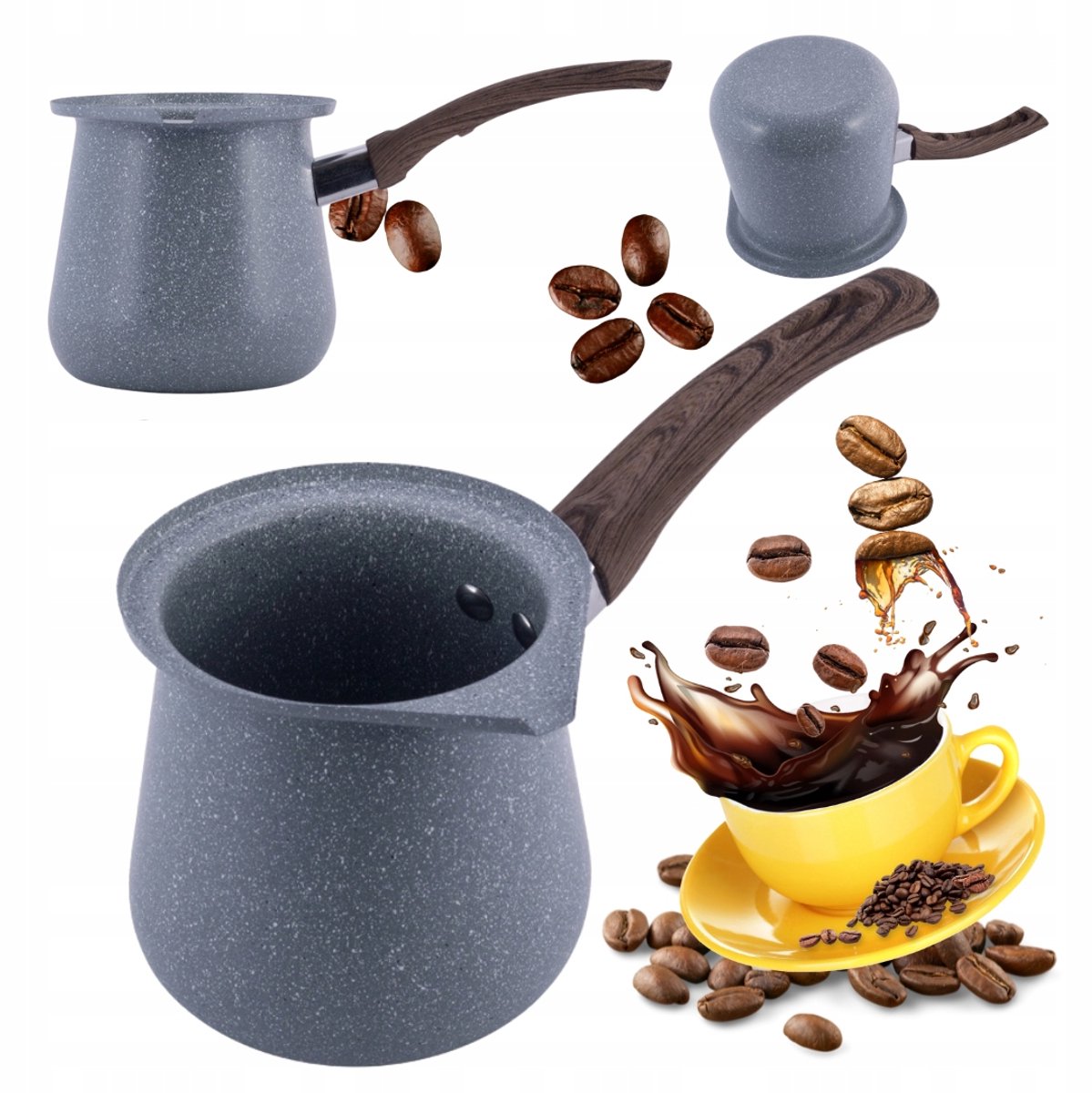 Kamille Turkse koffiepot graniet 700 ml - snel en smakelijk